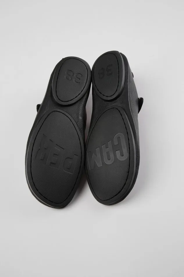 Ballerinas Women Camper Right Black Leather Shoes Ballerinas Women Camper Right Black Leather Shoes