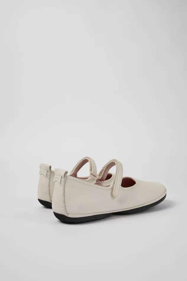 Ballerinas Women Camper Right White Leather Shoes Ballerinas Women Camper Right White Leather Shoes