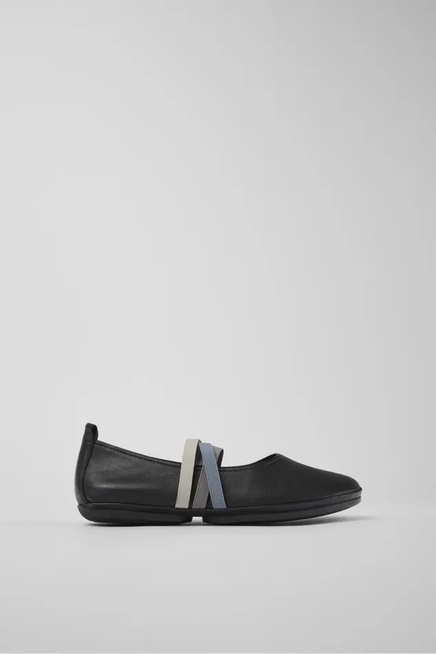 Ballerinas Women Camper Twins Black Leather Ballerina Ballerinas Women Camper Twins Black Leather Ballerina