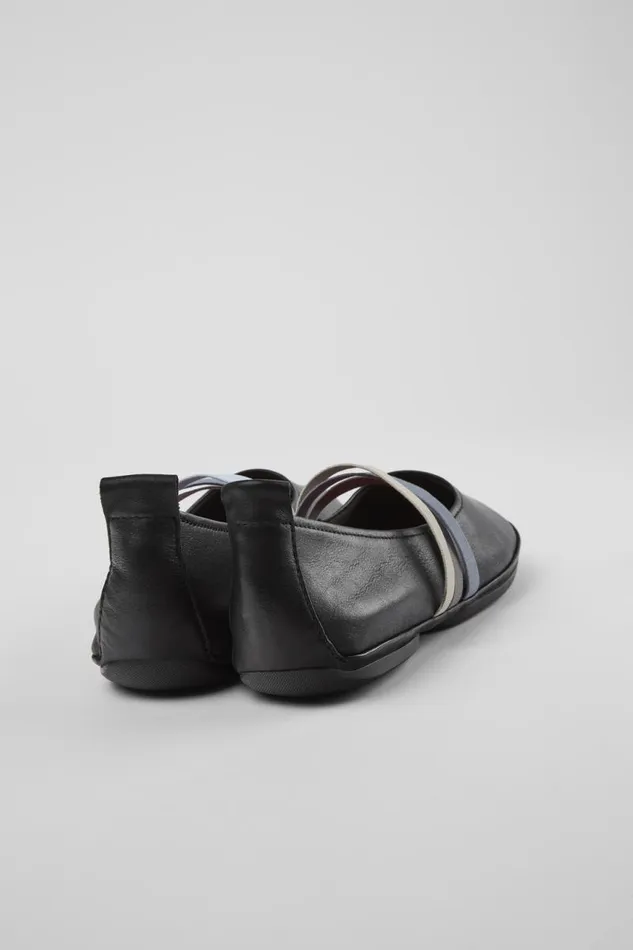 Ballerinas Women Camper Twins Black Leather Ballerina Ballerinas Women Camper Twins Black Leather Ballerina