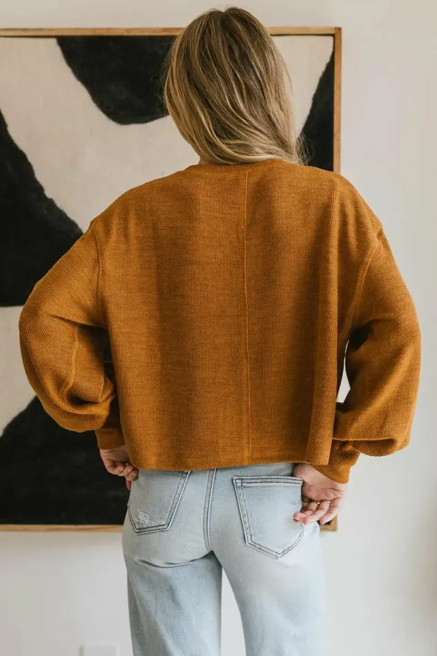 Beck Knit Top Camel Women Bohme Tops