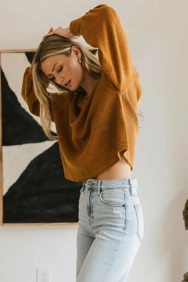 Beck Knit Top Camel Women Bohme Tops