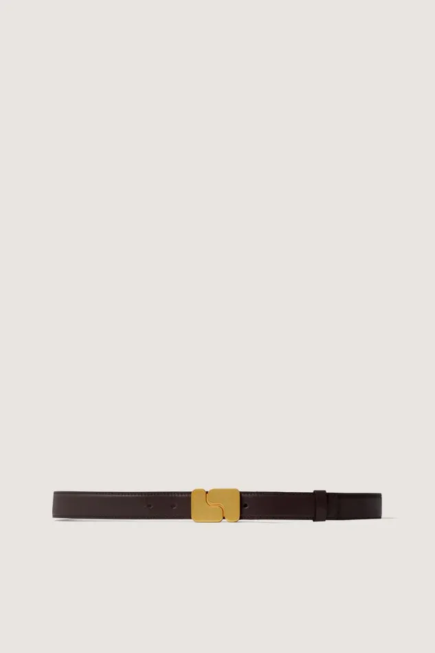 Belts Women Soeur NINON LEATHER BELT Purplegrey
