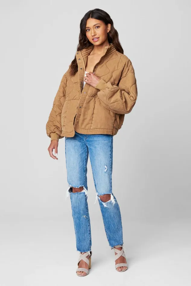 BLANK NYC Jackets Burnt Sage Jacket 8211 Women