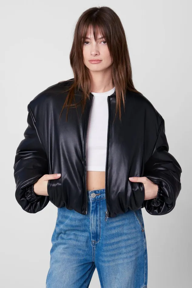 BLANK NYC Jackets Lime Light Bomber 8211 Women