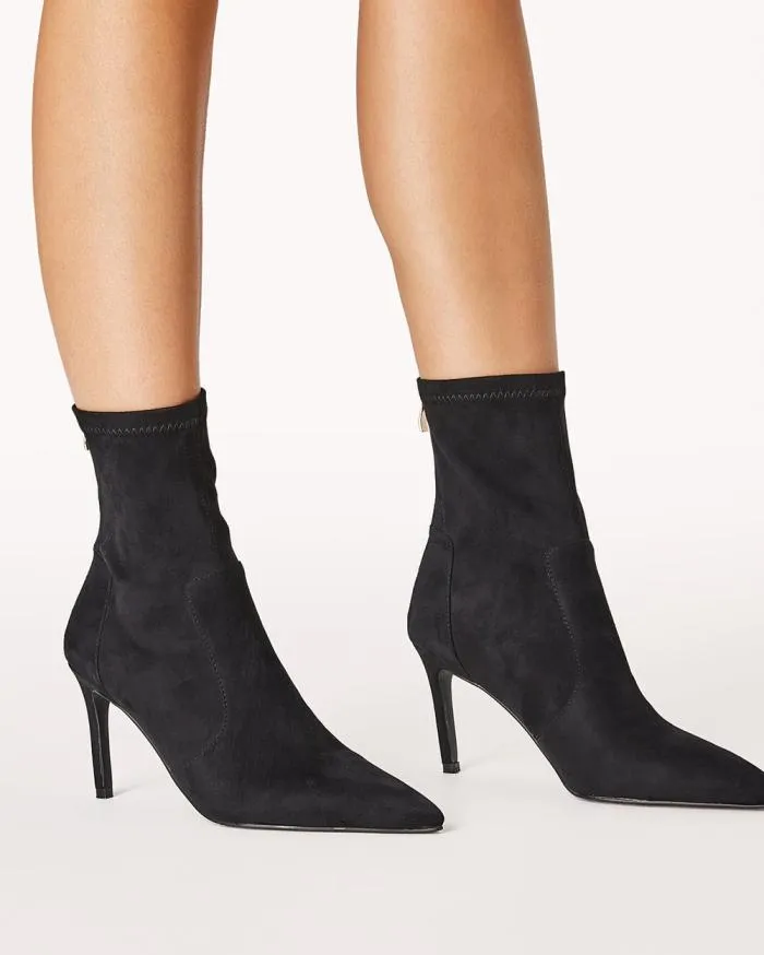 Boots Billini Ankle Boots RACHAEL BLACK SUEDE
