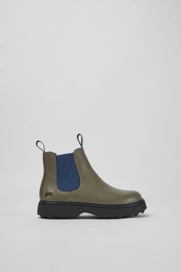 Boots Kids Camper Norte Gray And Blue Ankle Boots Boots Kids Camper Norte Gray And Blue Ankle Boots