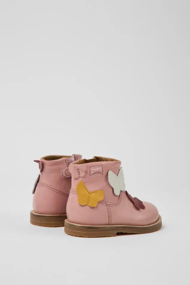 Boots Kids Camper Twins Multicolored Leather Boots Boots Kids Camper Twins Multicolored Leather Boots