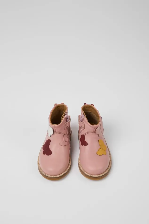 Boots Kids Camper Twins Multicolored Leather Boots Boots Kids Camper Twins Multicolored Leather Boots