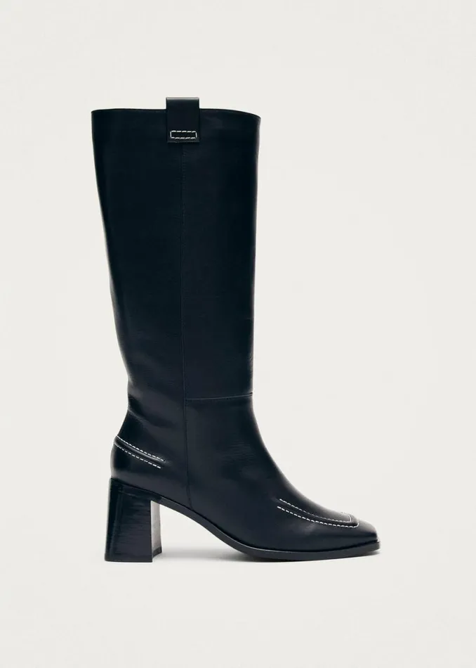 Boots Women ALOHAS Brayden Black Leather Boots