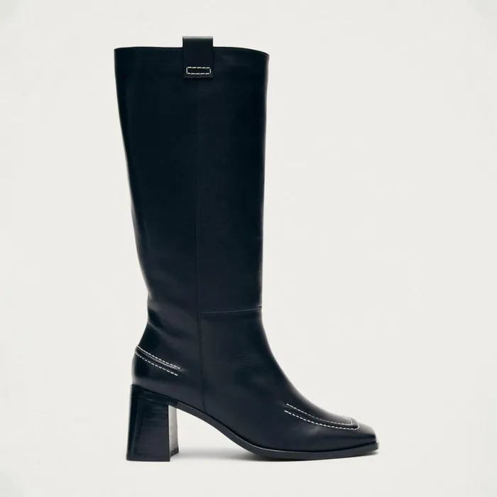 Boots Women ALOHAS Brayden Black Leather Boots