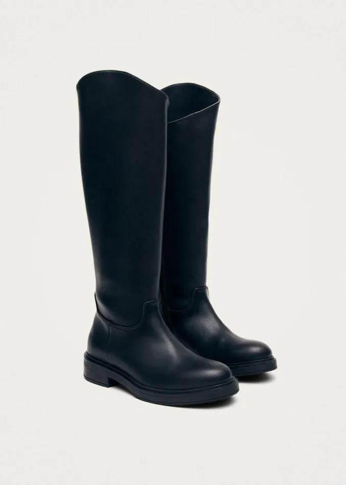 Boots Women ALOHAS Carson Black Vegan Leather Boots