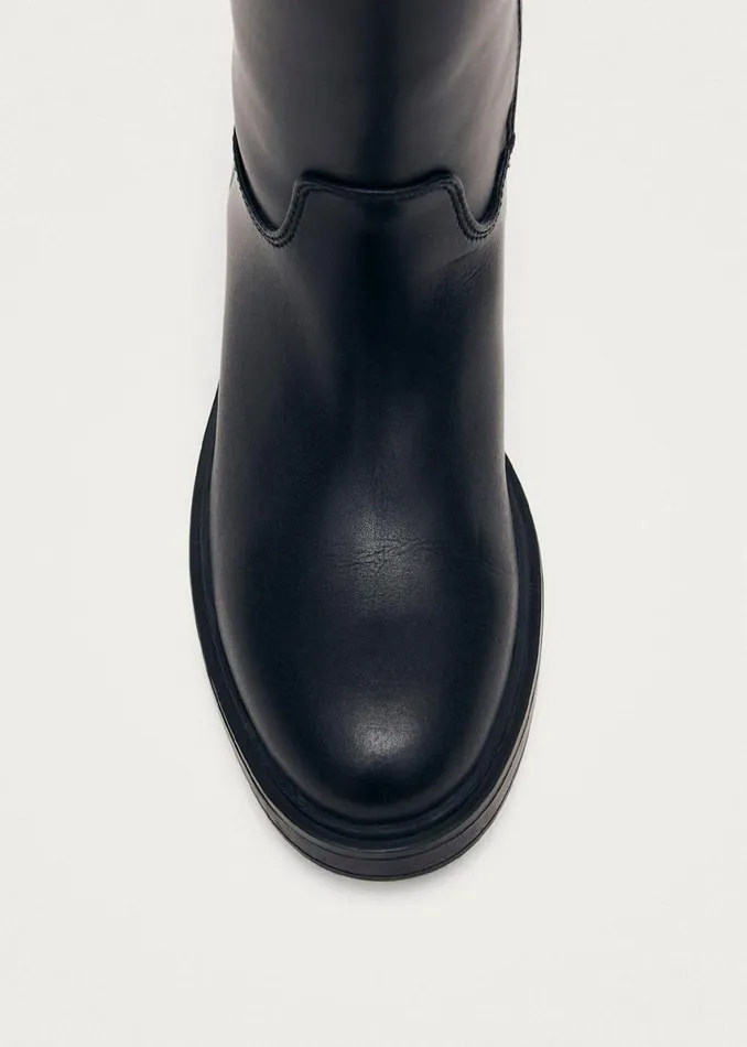 Boots Women ALOHAS Carson Black Vegan Leather Boots