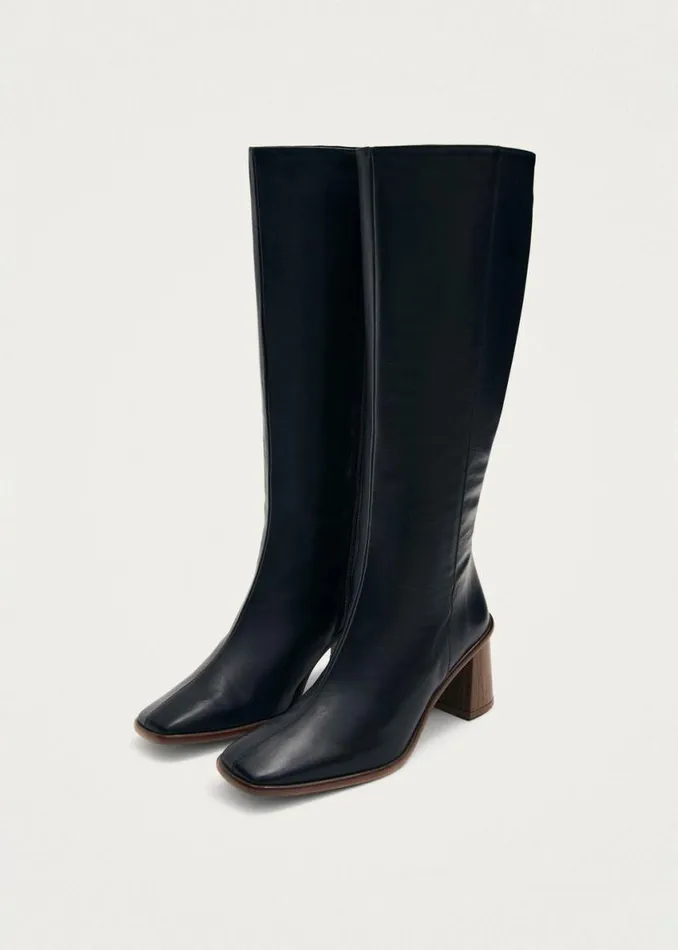 Boots Women ALOHAS East Black Leather Boots