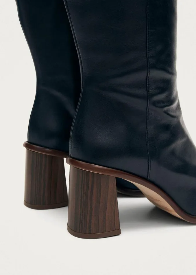 Boots Women ALOHAS East Black Leather Boots