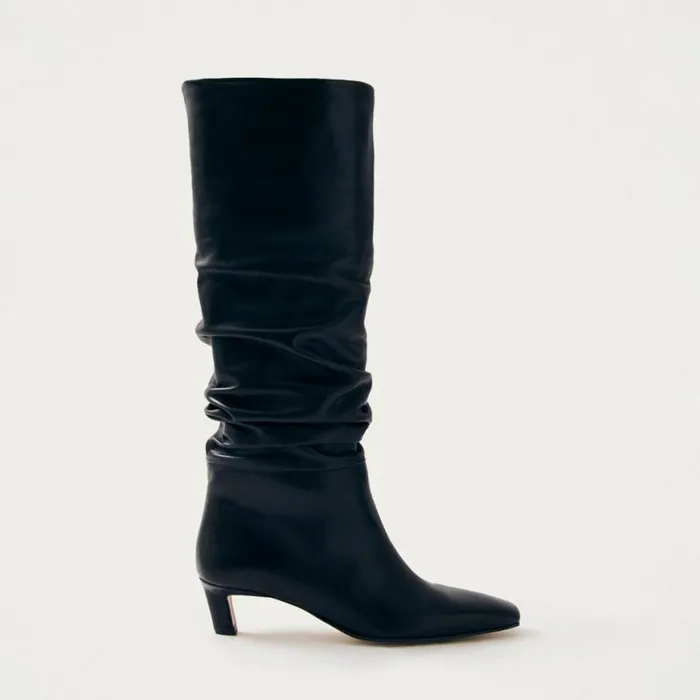 Boots Women ALOHAS Kalila Black Leather Boots