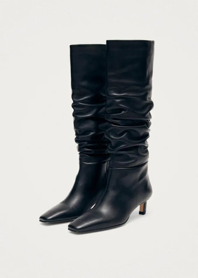 Boots Women ALOHAS Kalila Black Leather Boots