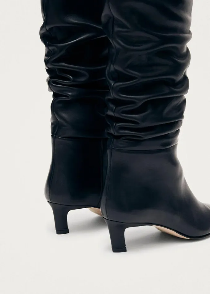 Boots Women ALOHAS Kalila Black Leather Boots