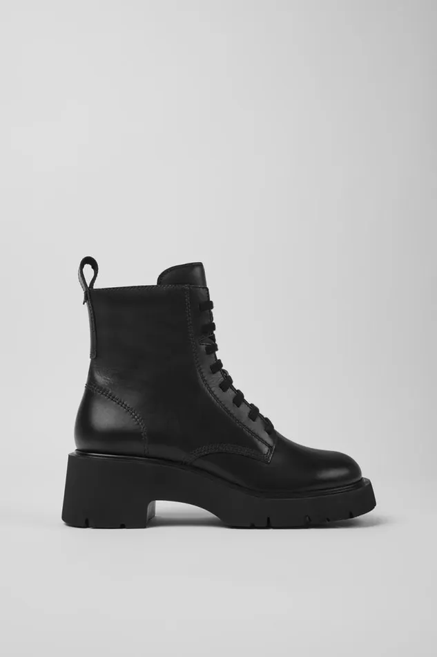 Boots Women Camper Milah Black Laceup Boots Boots Women Camper Milah Black Laceup Boots