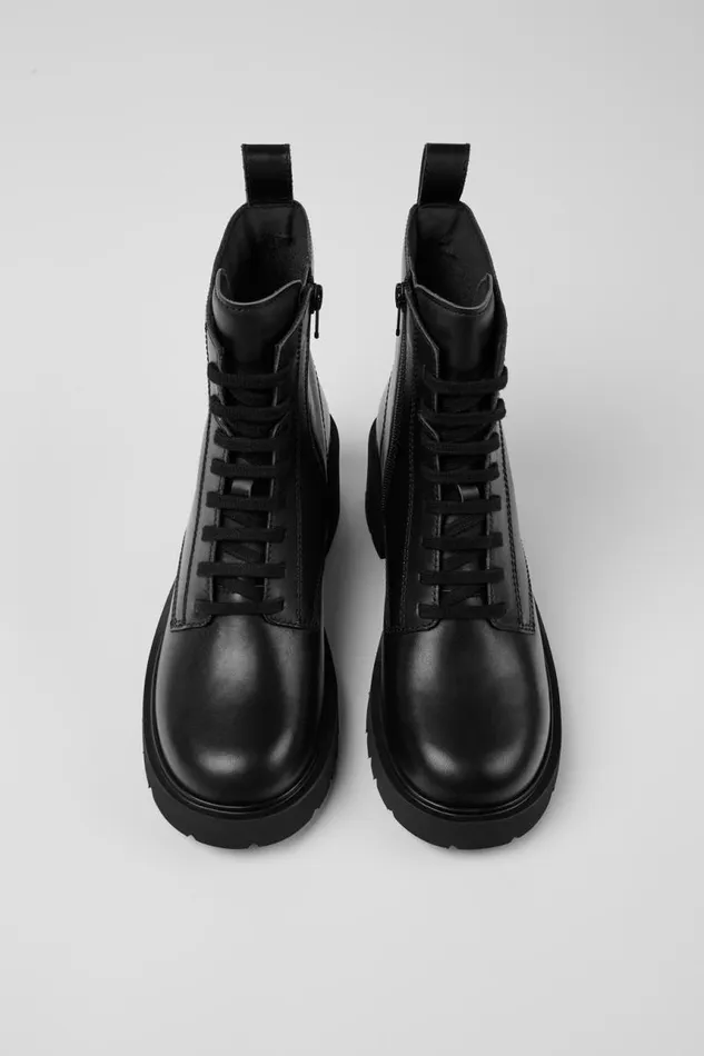 Boots Women Camper Milah Black Laceup Boots Boots Women Camper Milah Black Laceup Boots