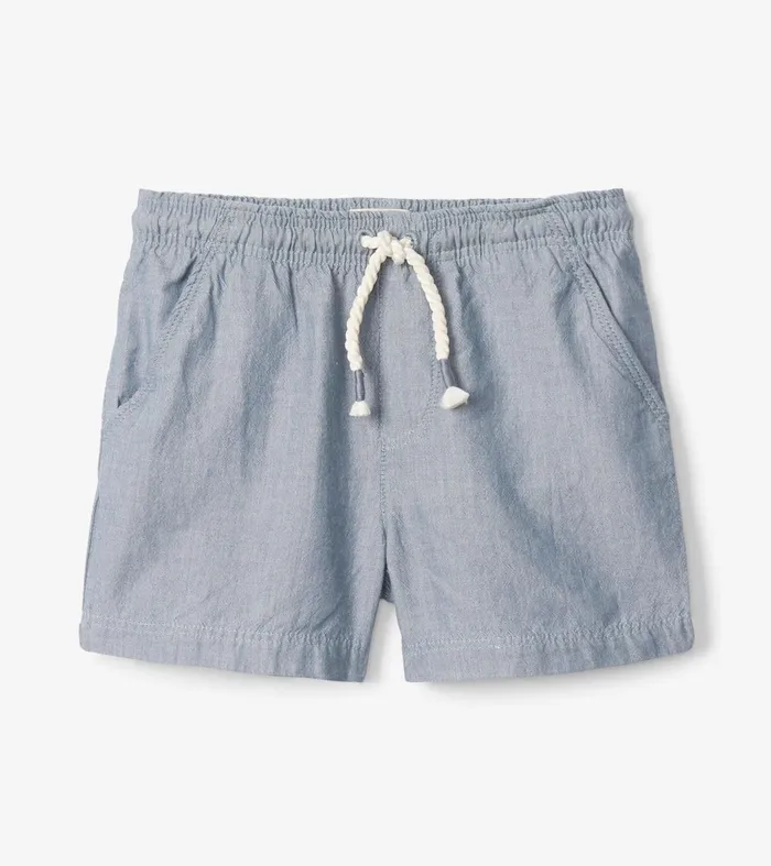 Bottoms Baby and Toddler Hatley Baby and Toddler Boys Chambray Pull On Shorts