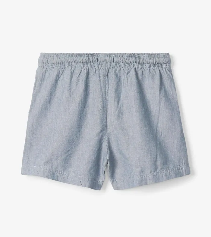 Bottoms Baby and Toddler Hatley Baby and Toddler Boys Chambray Pull On Shorts