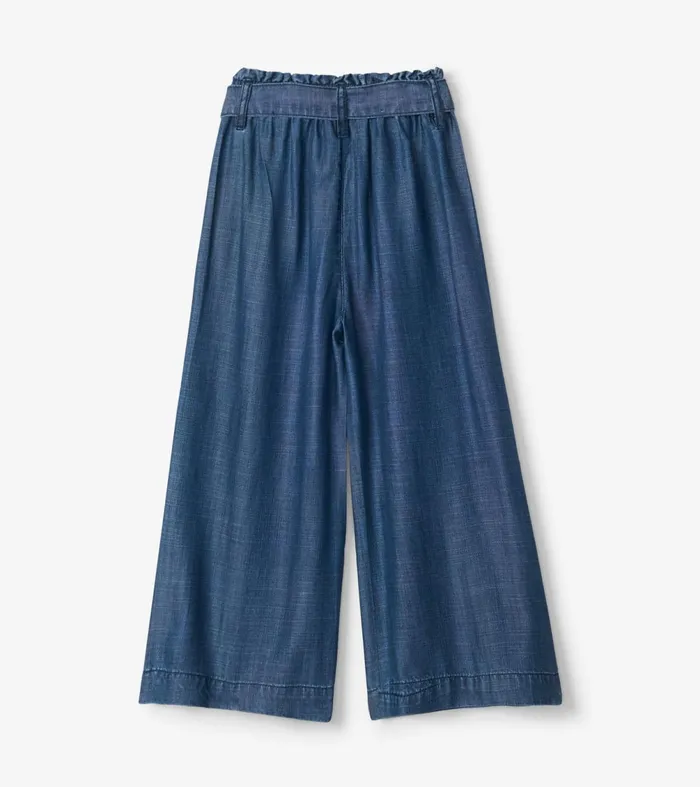 Bottoms Girls Hatley Girls Tencel Textured Paperbag Pants