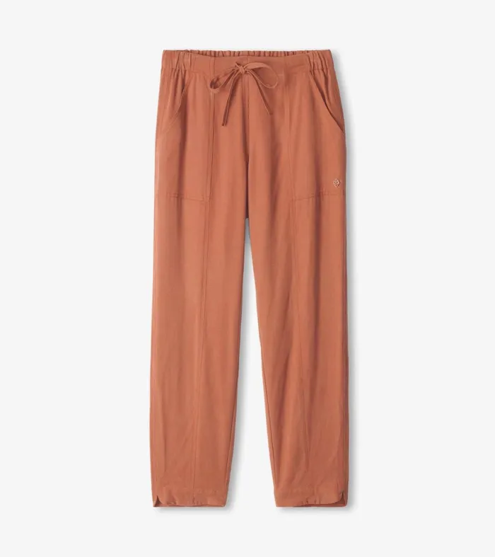Bottoms Women Hatley Jaime Ankle Pants 8211 Brown
