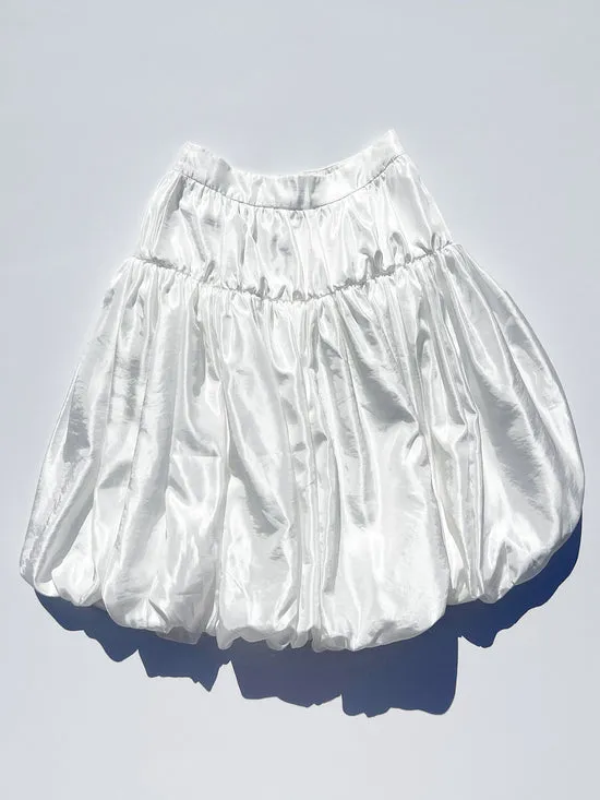 Bottoms Women Lisa Says Gah Whip Balloon Skirt White Bottoms Women Lisa Says Gah Whip Balloon Skirt White