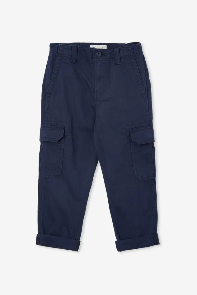 Boys 214 Pants and Jeans Cotton On Cargo Pant In The Navy