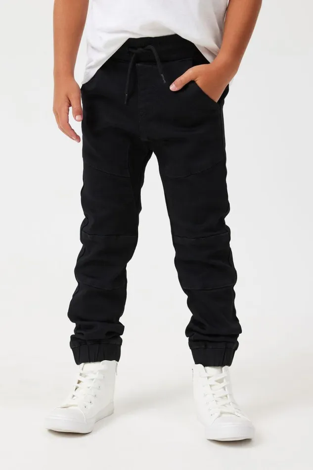 Boys 214 Pants and Jeans Cotton On Slouch Jogger Jean Burleigh Black