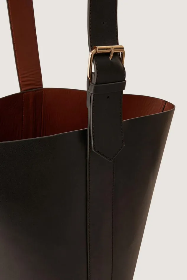 Bucket Bags Women Soeur SAUL BAG Blackcognac