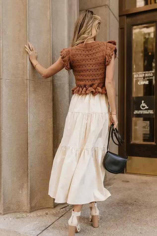 Carey Maxi Dress In Brown Brown Women Bohme Dresses