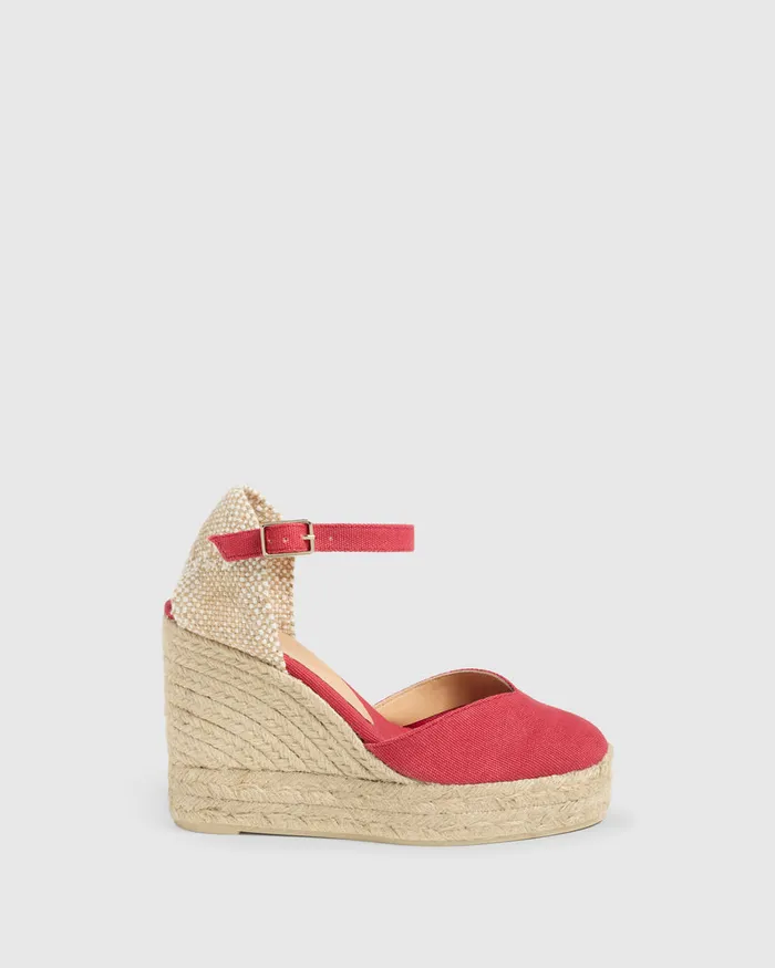 Castaer Chiarita8ed002 Rojo Carmn Women Wedges