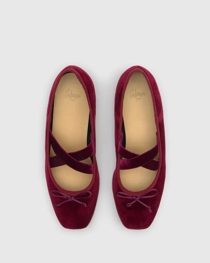 Castaer Gladis243 Granate Women Flats