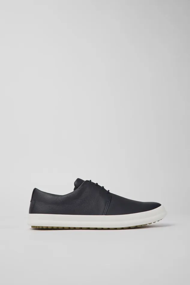 Casual Shoes Men Camper Chasis Blue Leather Shoes Casual Shoes Men Camper Chasis Blue Leather Shoes