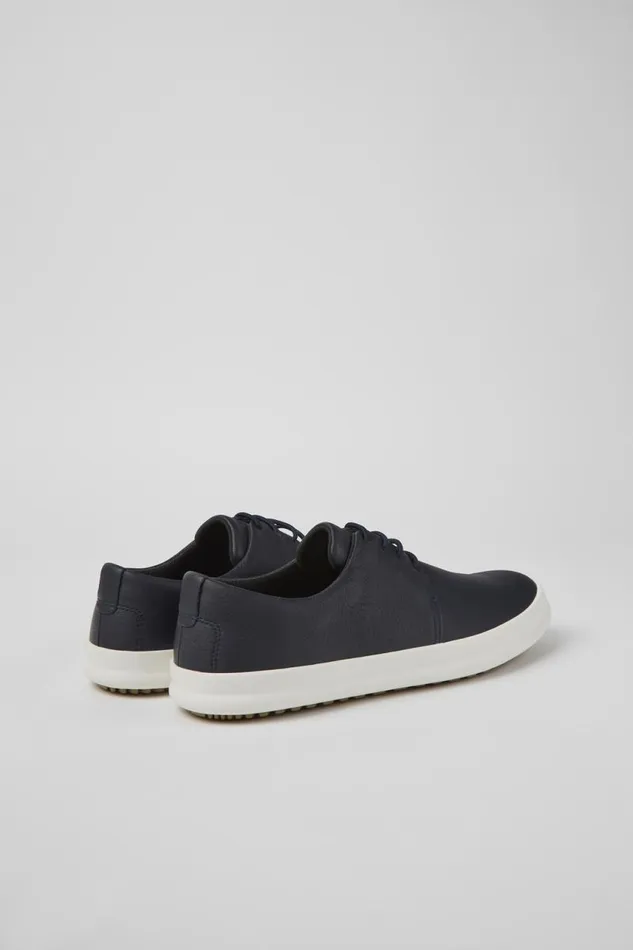 Casual Shoes Men Camper Chasis Blue Leather Shoes Casual Shoes Men Camper Chasis Blue Leather Shoes