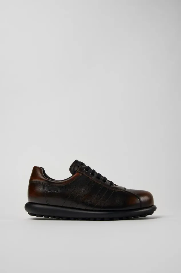 Casual Shoes Men Camper Pelotas Blackbrown Leather Shoes