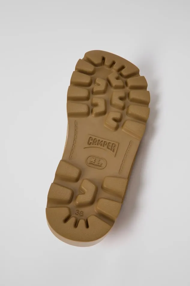 Casual Shoes Women Camper Brutus Sandal Brown Nubuck Clog Casual Shoes Women Camper Brutus Sandal Brown Nubuck Clog