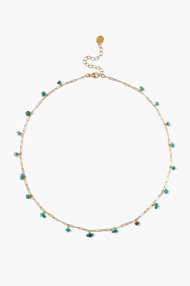 Cayman Short Necklace Turquoise Women Chan Luu Necklaces