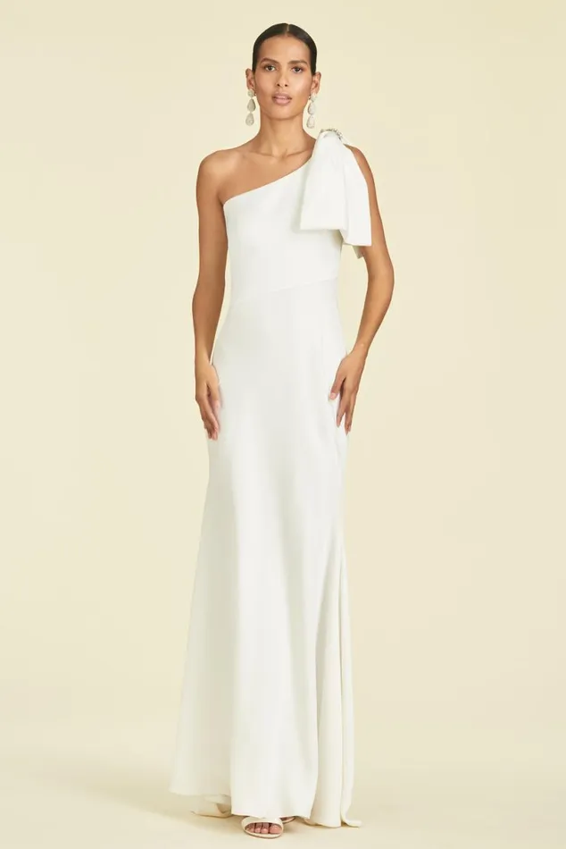 Ceremony Women Sachin and Babi Aubrey Gown 8211 Off White