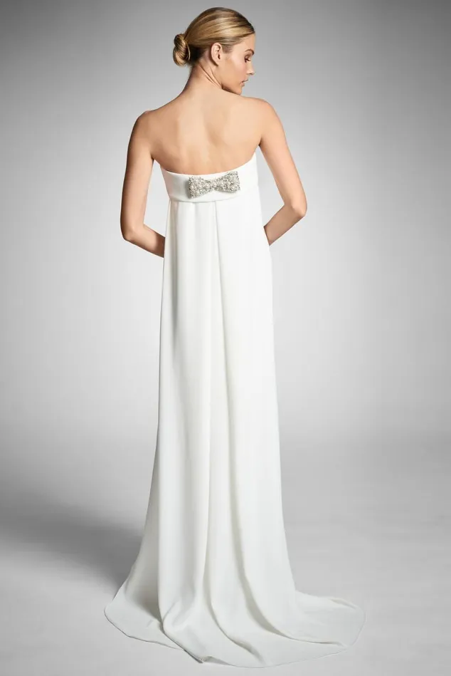 Ceremony Women Sachin and Babi Lourdes Gown 8211 Ivory