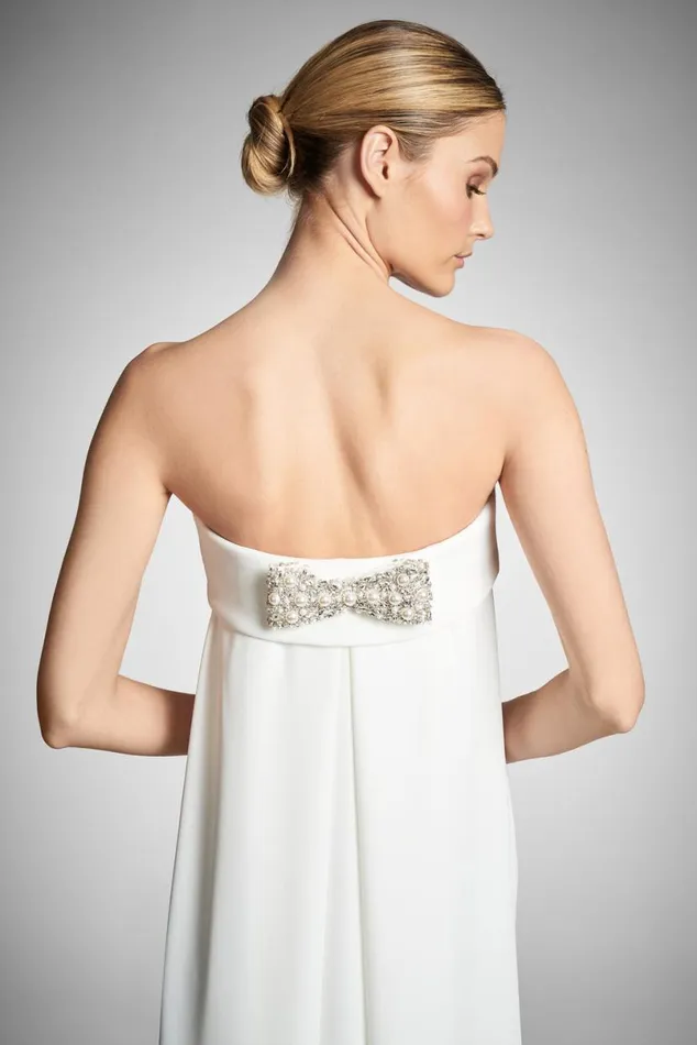 Ceremony Women Sachin and Babi Lourdes Gown 8211 Ivory
