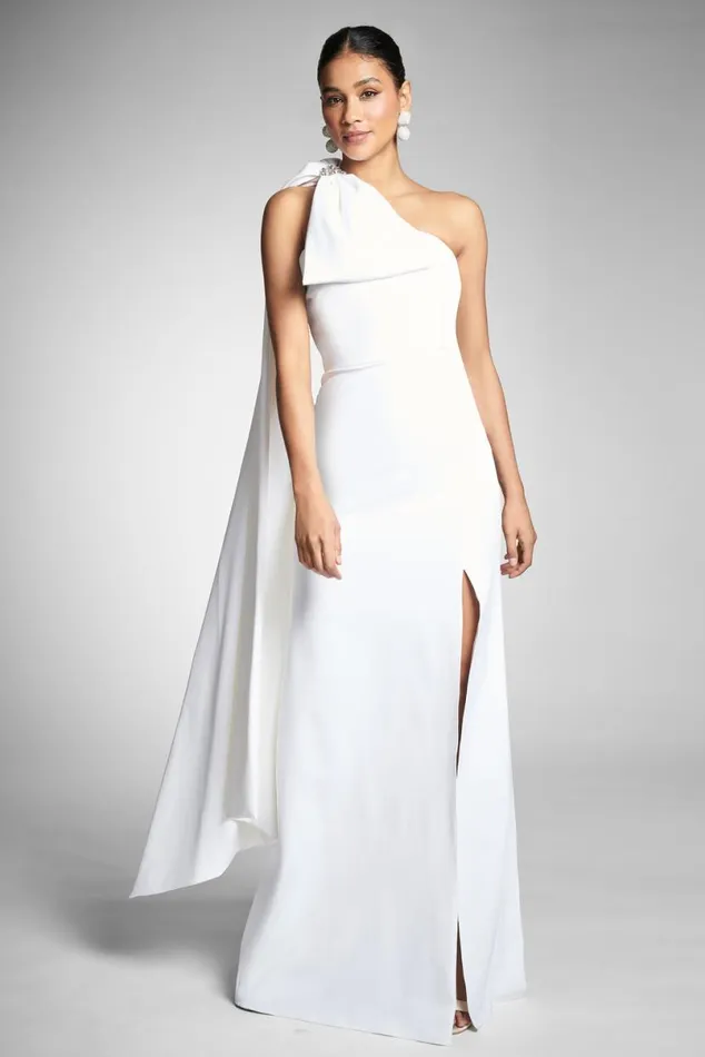 Ceremony Women Sachin and Babi Valeria Gown 8211 Ivory