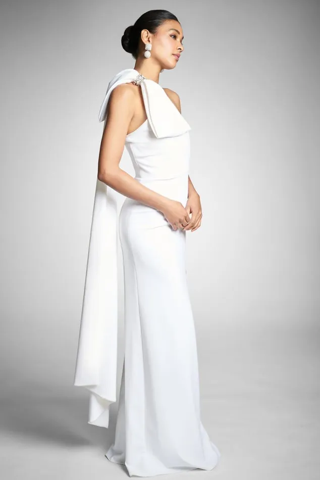 Ceremony Women Sachin and Babi Valeria Gown 8211 Ivory