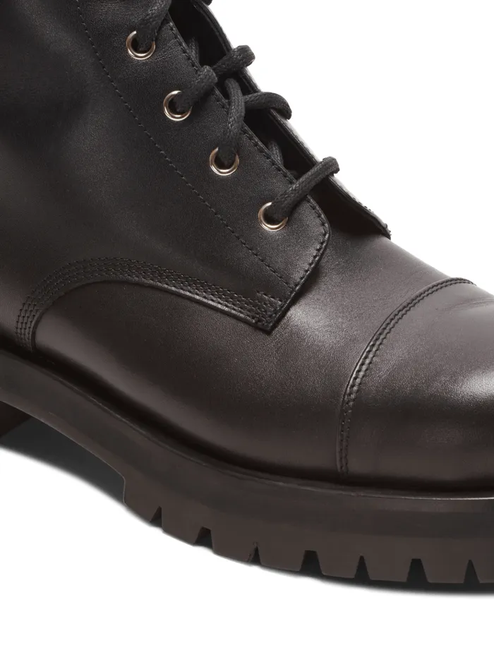 Charlie Leather Ranger Boots Black Men Balmain Boots And Rangers