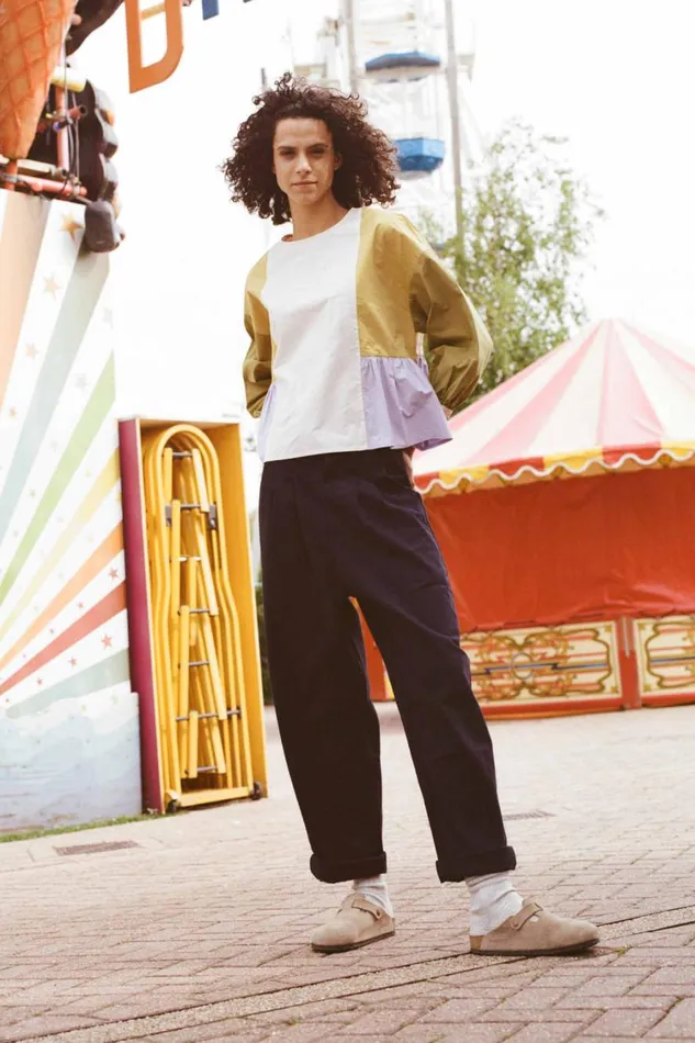 Classic Slacks Prussian Blue Womens LF Markey Trousers