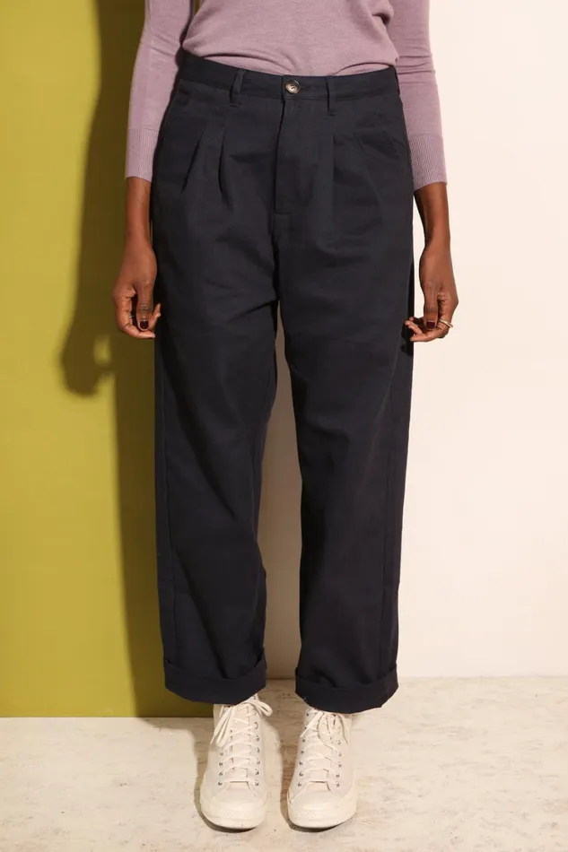 Classic Slacks Prussian Blue Womens LF Markey Trousers