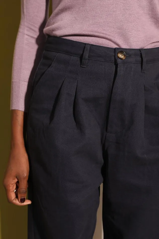 Classic Slacks Prussian Blue Womens LF Markey Trousers