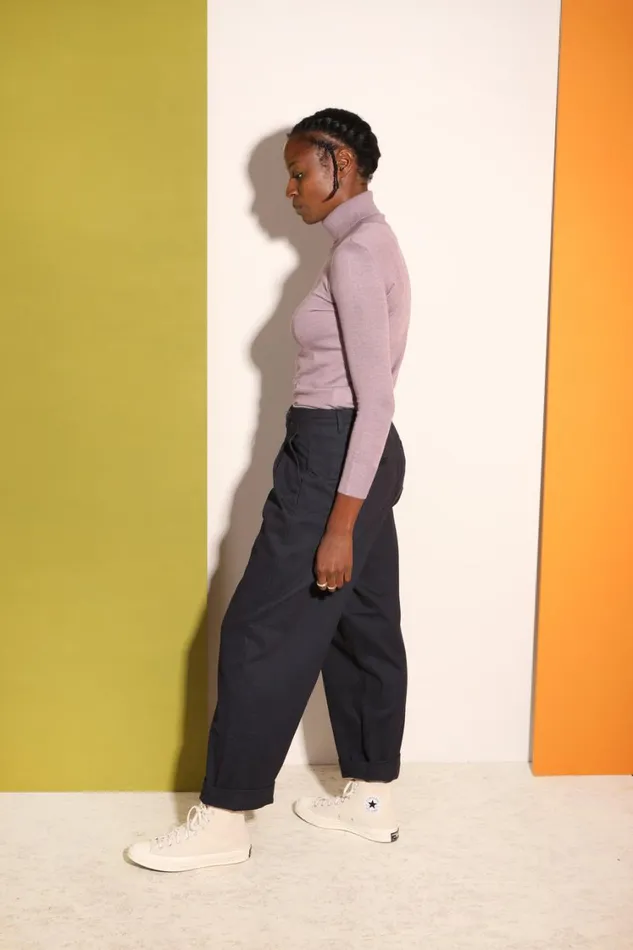Classic Slacks Prussian Blue Womens LF Markey Trousers